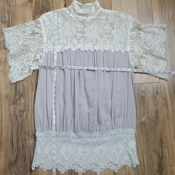 Jessica McClintock Vintage Peasant Blouse - Picture 10 of 16